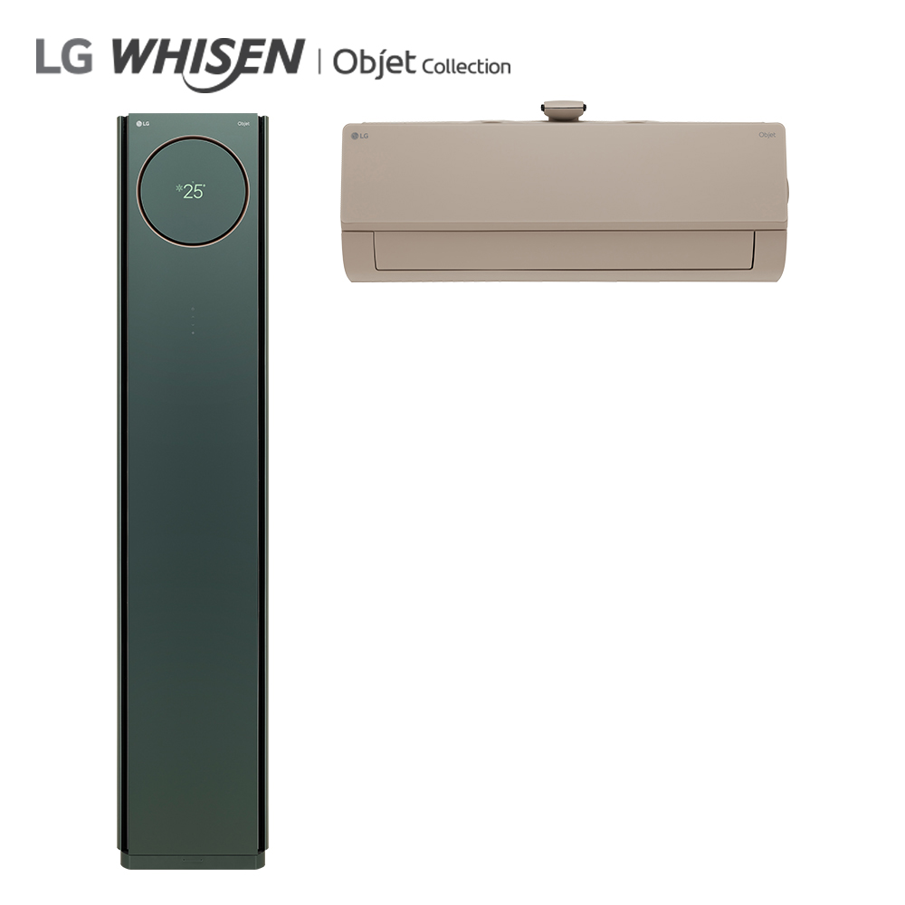 LG 휘센 타워에어컨 오브제컬렉션 프리미엄 2in1 (브라운 조합) FQ20PCNGA2 기본설치비포함