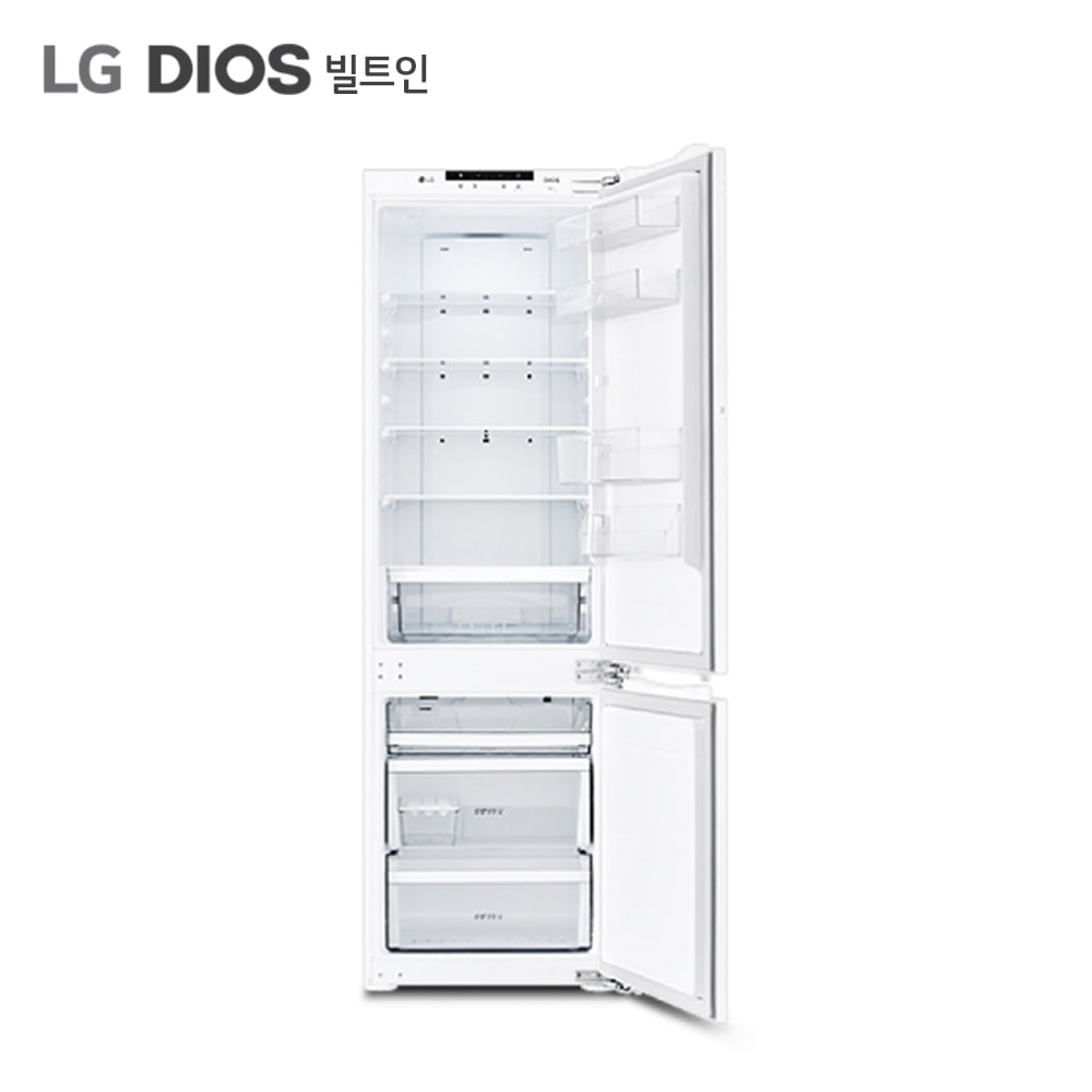 LG DIOS 빌트인 콤비 냉장고 273L M272PR35BR 전국무료설치배송