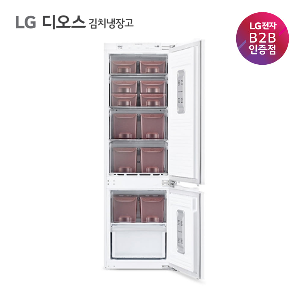 [전국무료설치배송] LG DIOS 빌트인 김치냉장고 223L K221PR14BR2 공식판매점