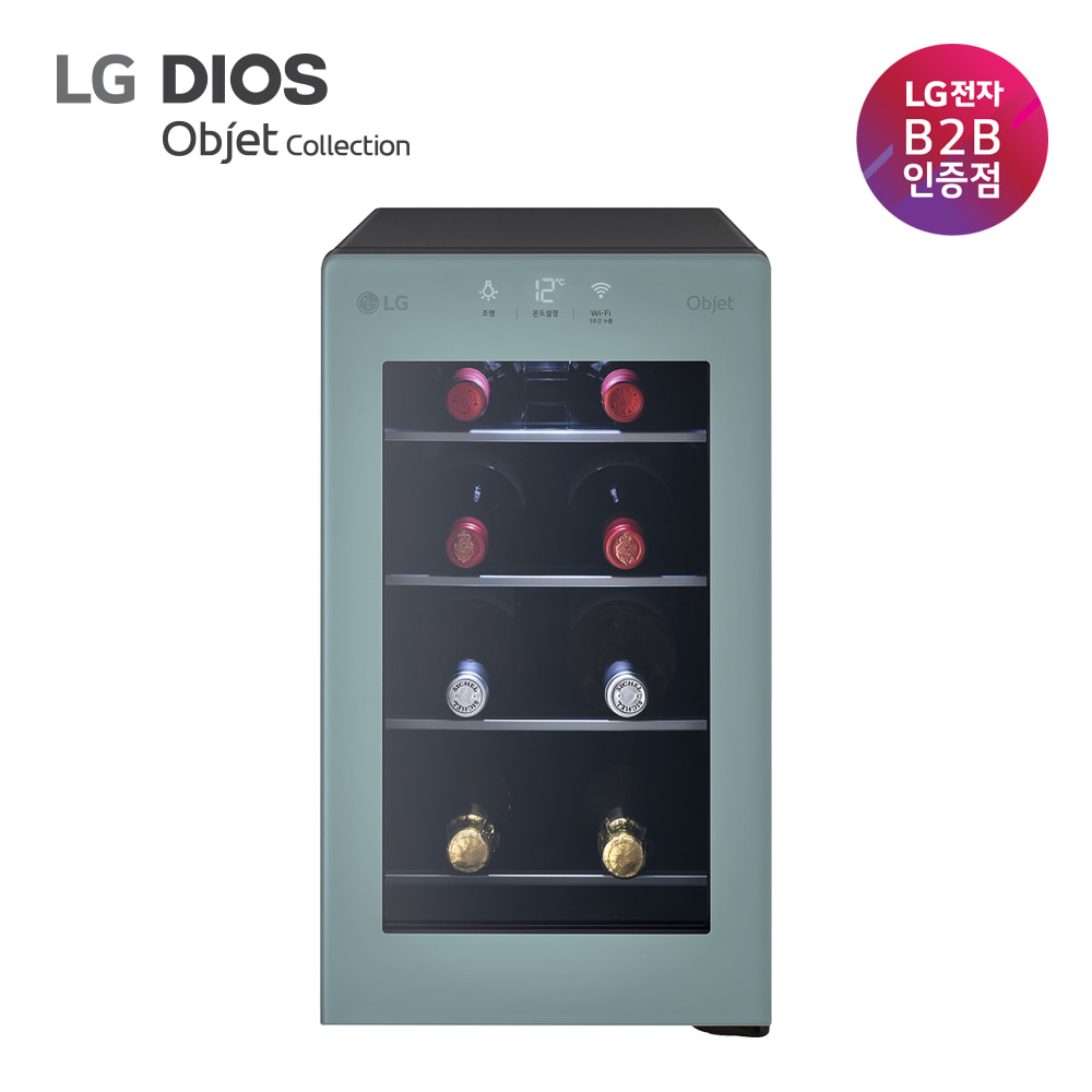 [전국무료배송] LG 디오스 오브제컬렉션 와인셀러 W0082GTB 공식판매점