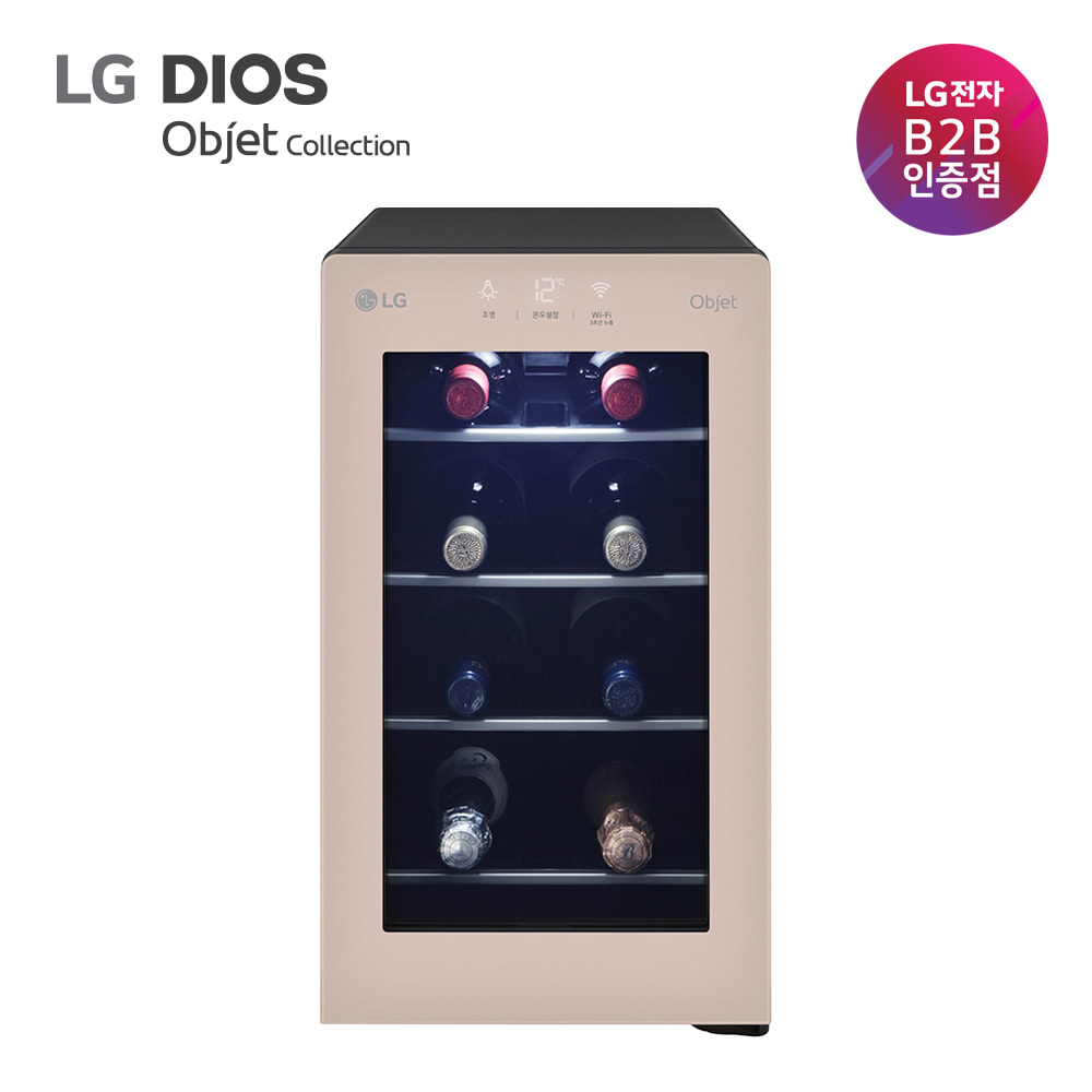[전국무료배송] LG 디오스 오브제컬렉션 와인셀러 W0082GCB 공식판매점