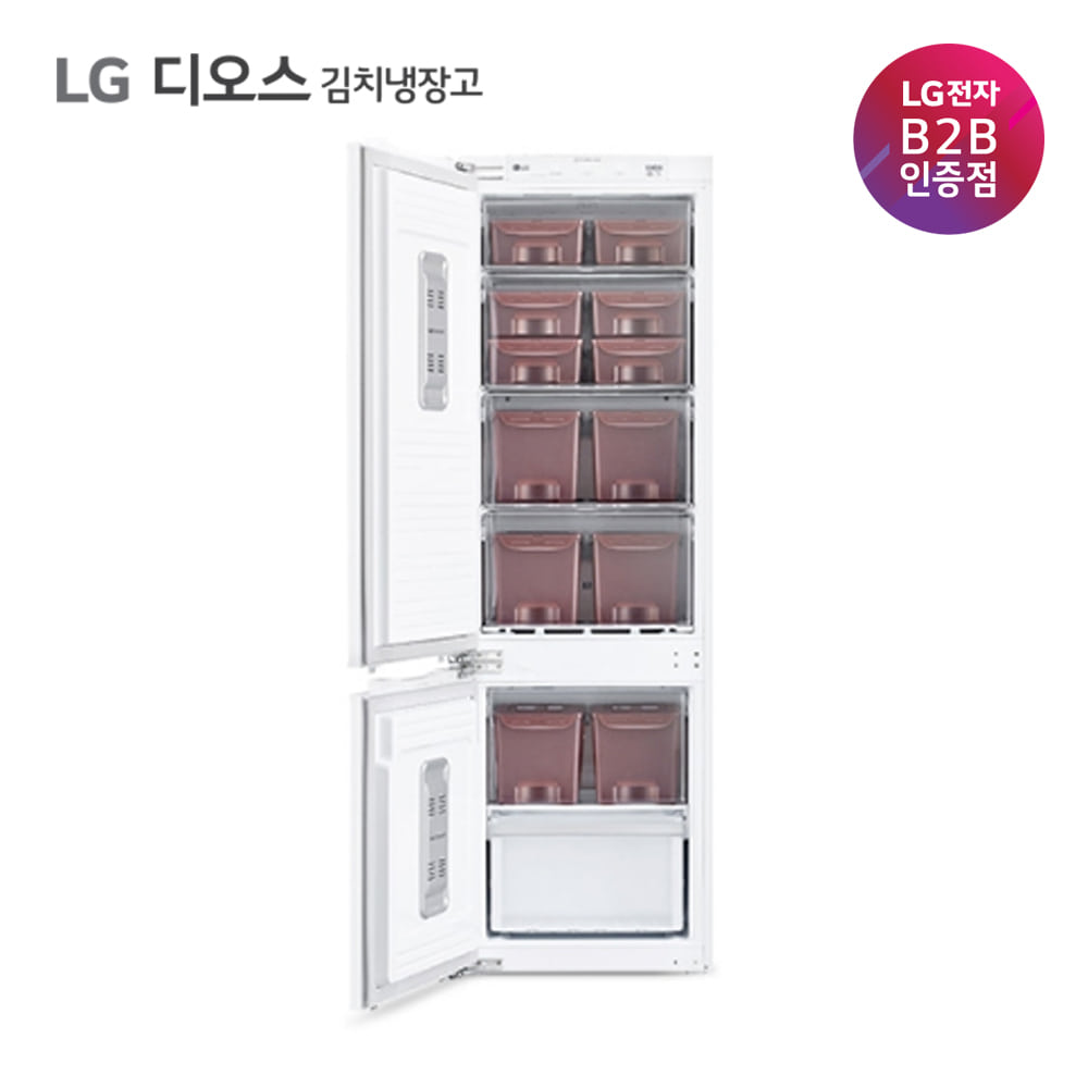 [전국무료설치배송] LG DIOS 빌트인 김치냉장고 223L K221PR14BL2 공식판매점